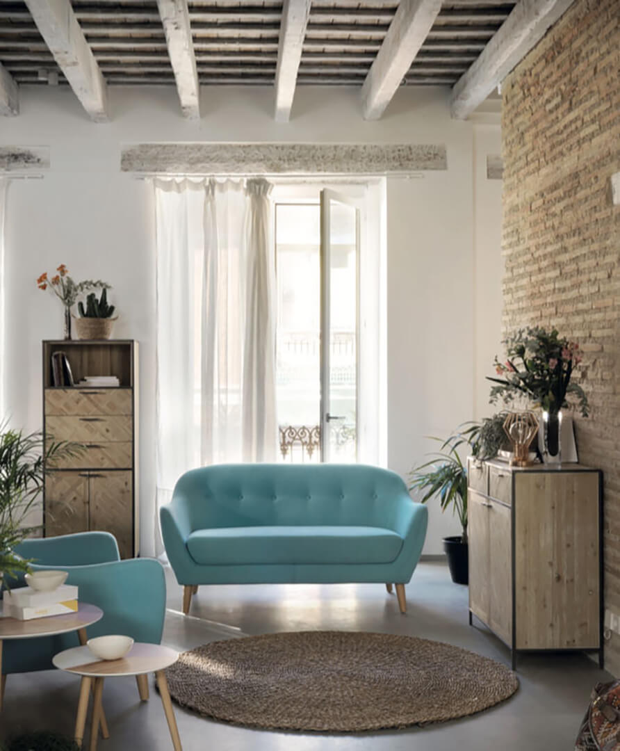 Venta de muebles de estilo industrial y vintage en Almacenes Mari